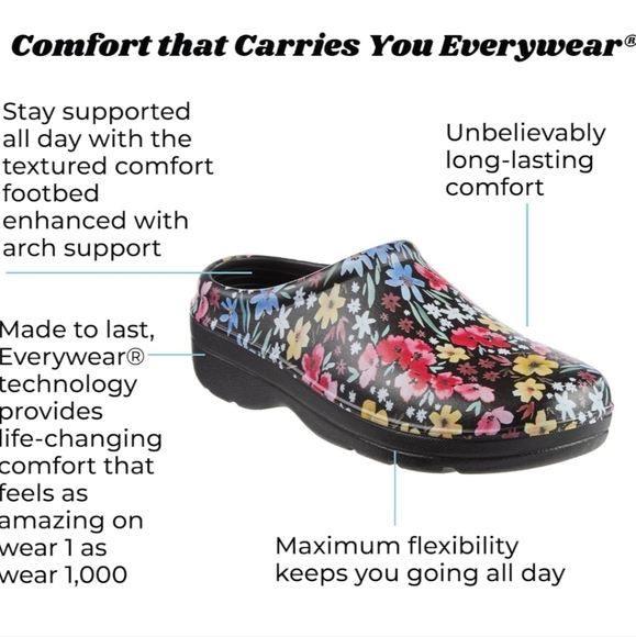 totes Womens Women's Bailey Molded Clog Clog - Picture 3 of 4